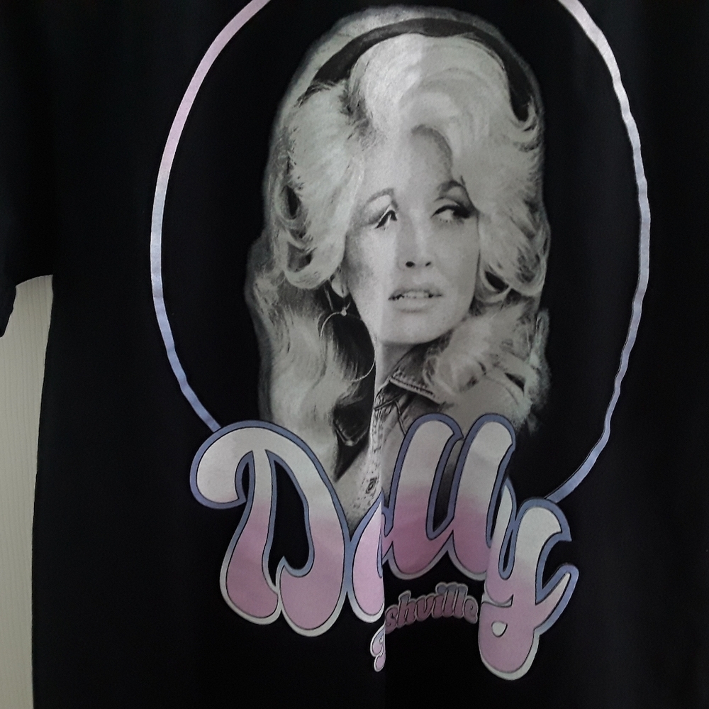 Retro Dolly Parton Nashville Graphic Band Tee NWT - Picture 6 of 7
